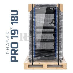 Armario Rack 18U 600x600 | Phasak Pro PHO-6618 19 In